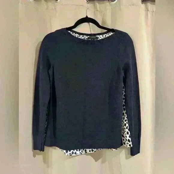 Women’s Navy Blue Ann Taylor Top - Picture 1 of 6